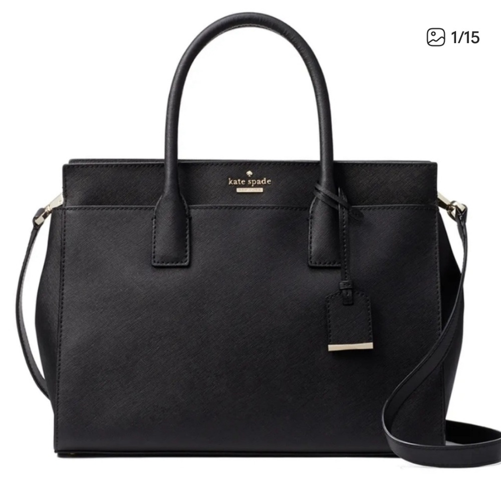 Kate Spade Black Cameron Street Candace Satchel Bag Purse